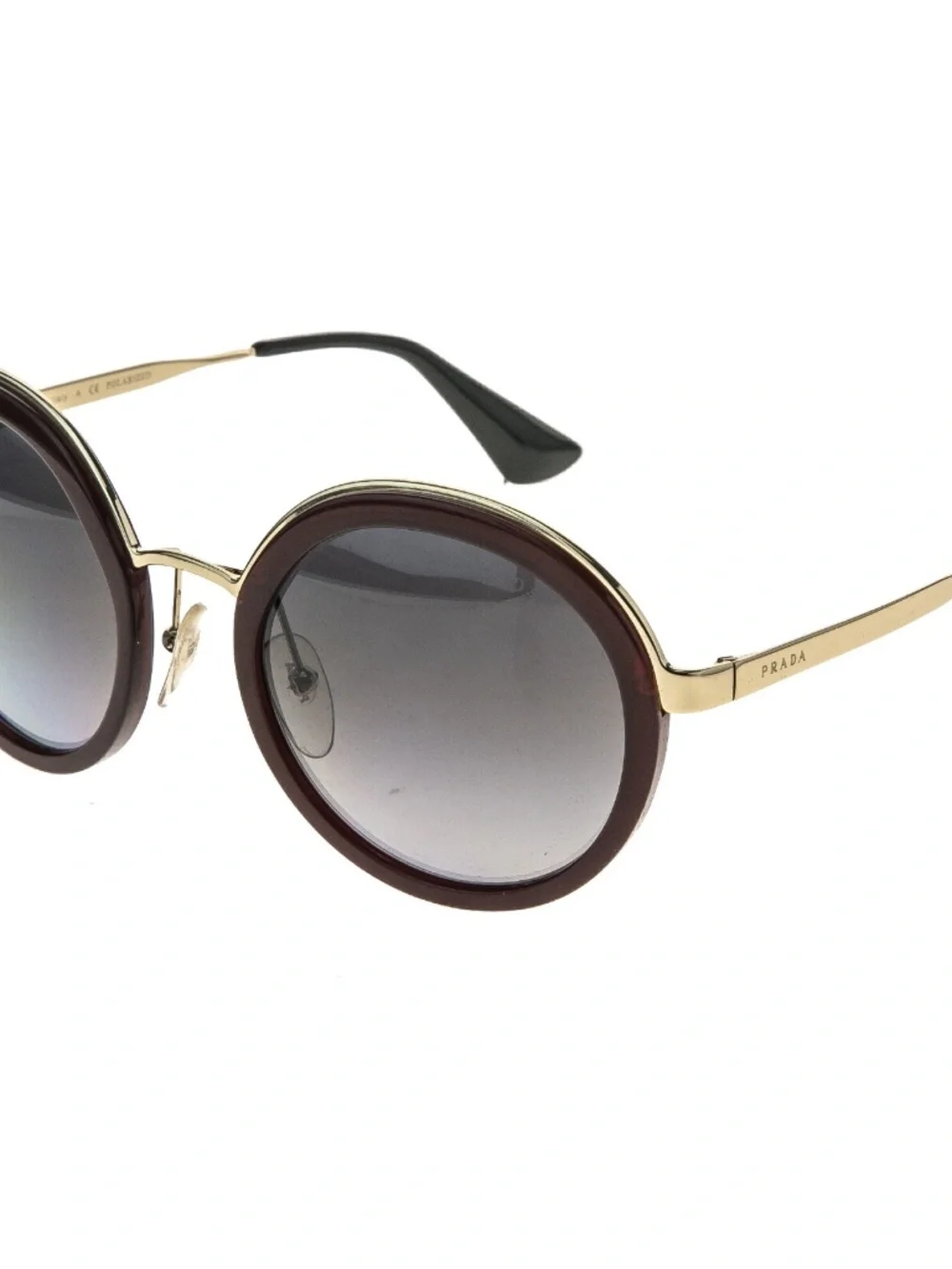 Prada - Prada Cinéma - Black Round Sunglasses